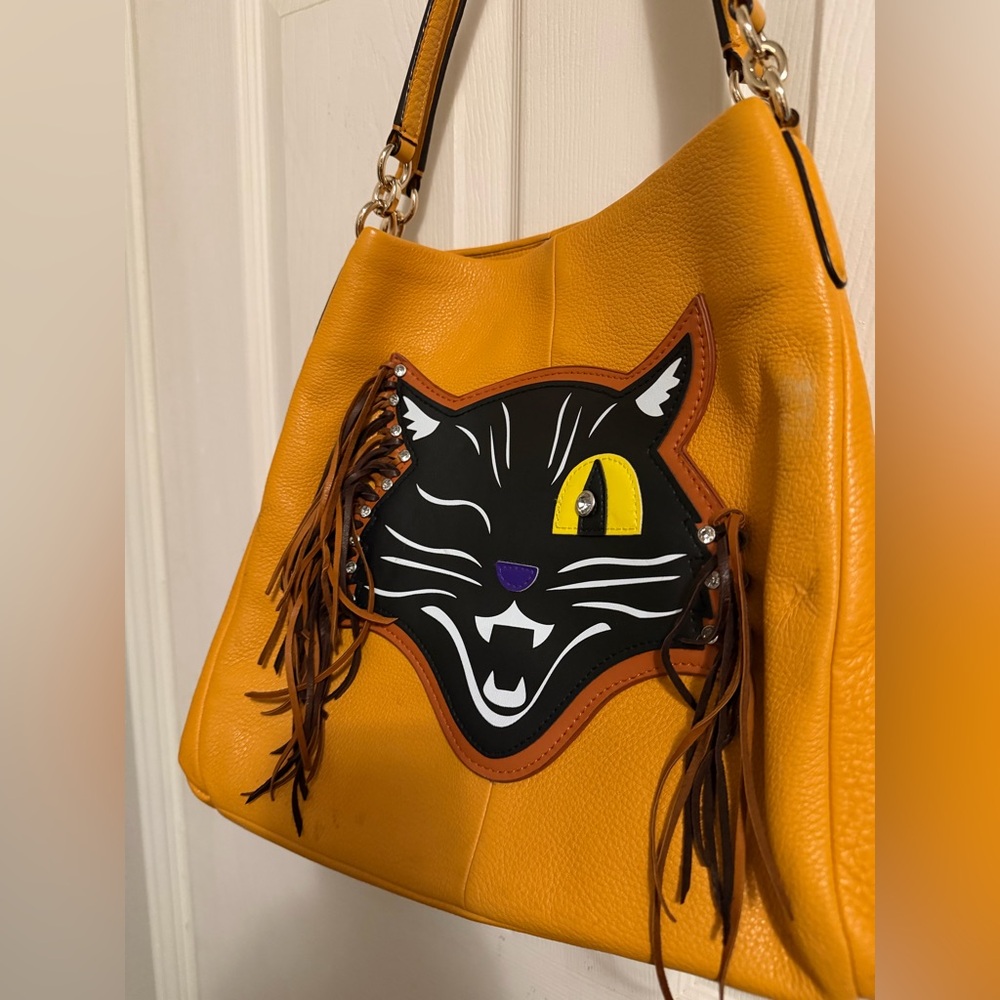 Upcrafted Coach black cat Pheobe Orange - Picture 13 of 15